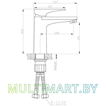 Смеситель AV Engineering AVDAR3-51001 картинка 3